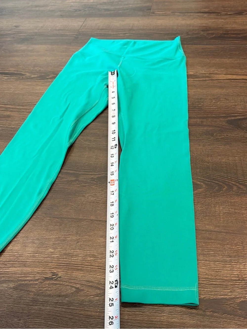 Lululemon High-Waist Teal Cascadia Green 25” Align Leggings size 6
